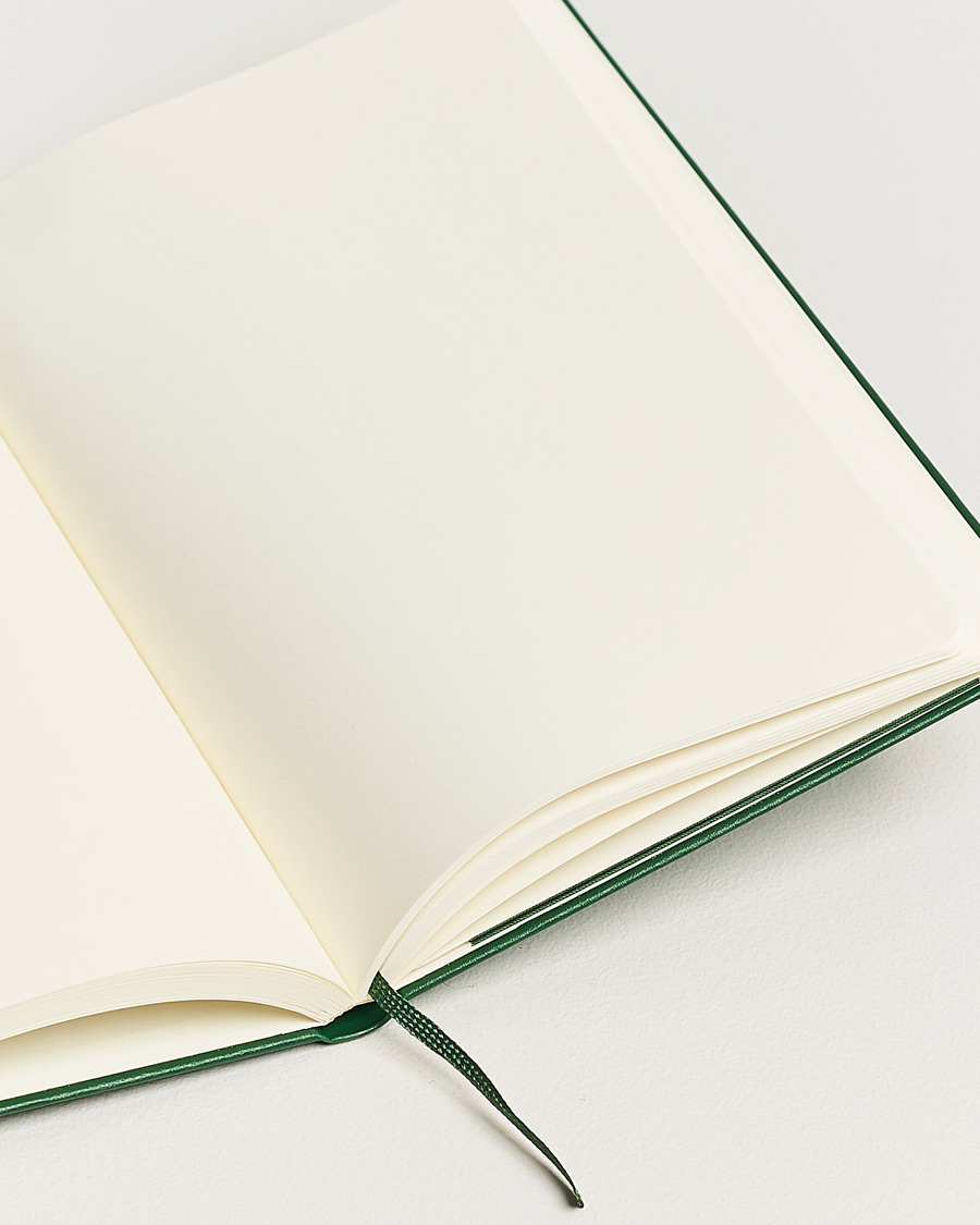 Heren | Notitieboekjes | Moleskine | Plain Hard Notebook Large Myrtle Green