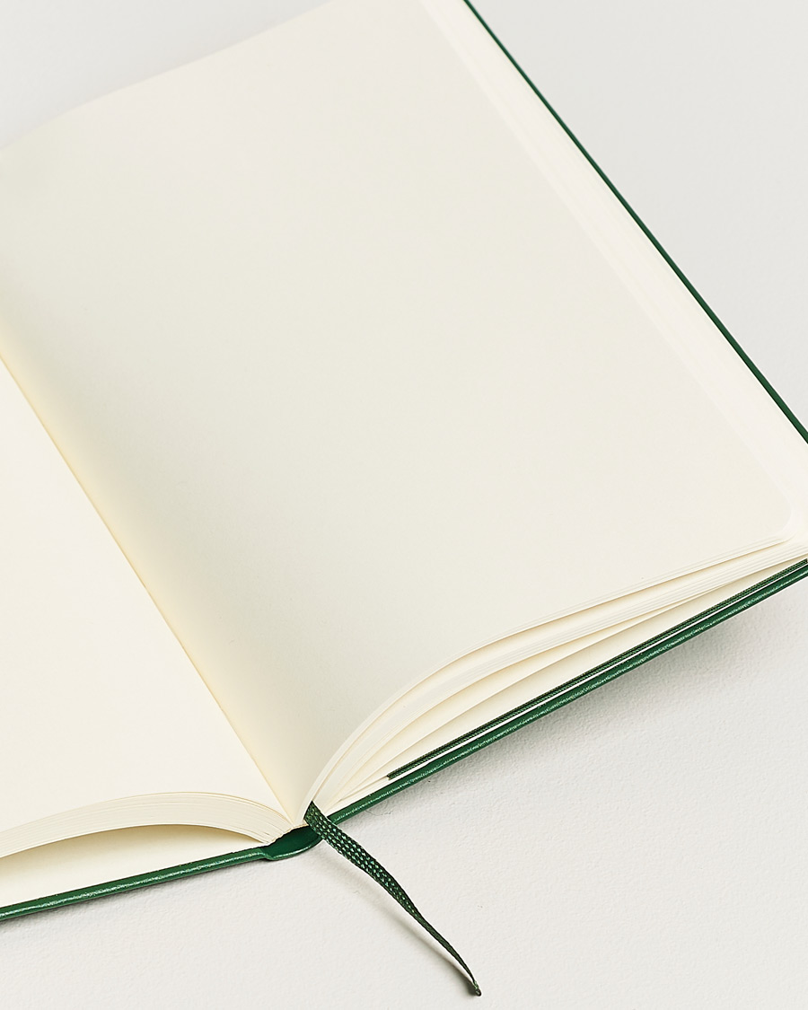 Heren | Moleskine Plain Hard Notebook Large Myrtle Green | Moleskine | Plain Hard Notebook Large Myrtle Green