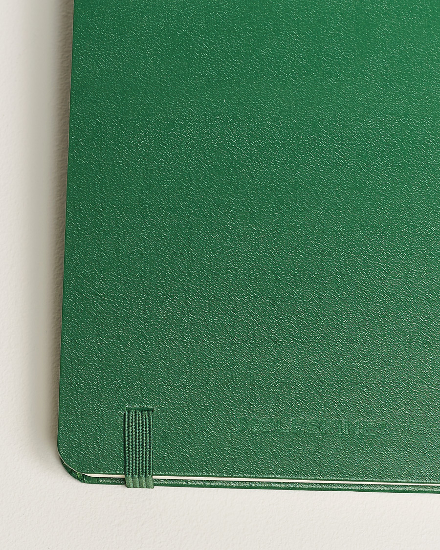 Heren | Moleskine Plain Hard Notebook Large Myrtle Green | Moleskine | Plain Hard Notebook Large Myrtle Green