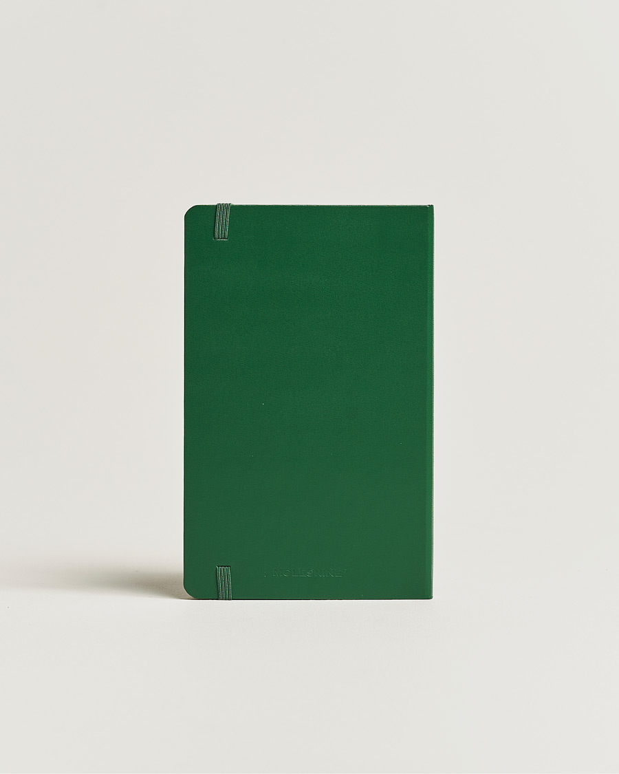 Heren | Moleskine Plain Hard Notebook Large Myrtle Green | Moleskine | Plain Hard Notebook Large Myrtle Green