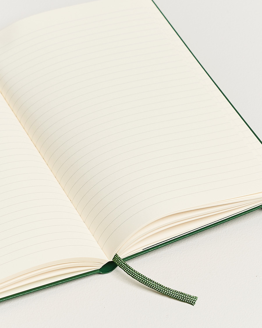 Heren | Lifestyle | Moleskine | Ruled Hard Notebook Large Myrtle Green