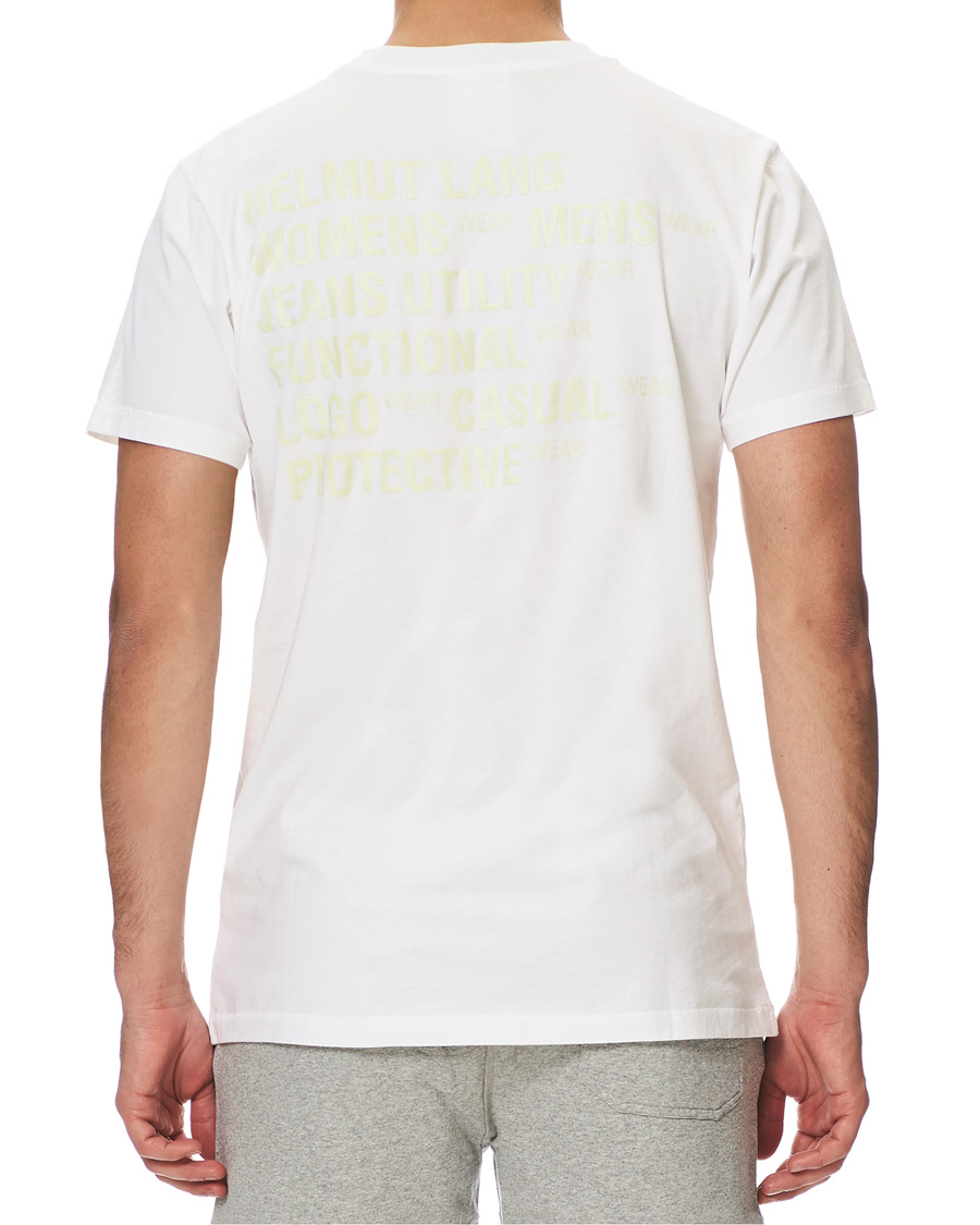 Heren | T-shirts | Helmut Lang | Glow Standard Tee White