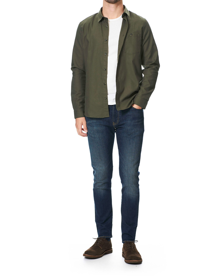 Heren | Overhemden | A.P.C. | Chicago Flannel Shirt Dark Green