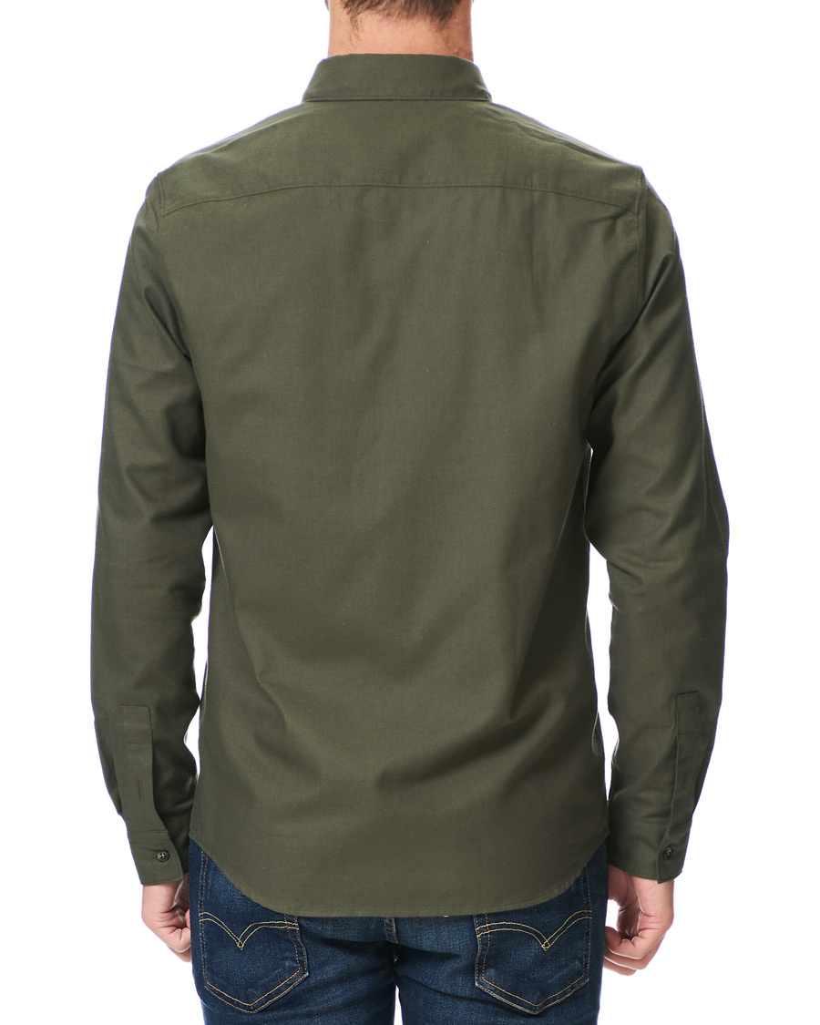 Heren | Overhemden | A.P.C. | Chicago Flannel Shirt Dark Green
