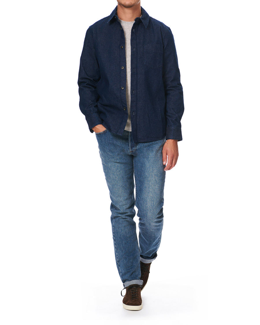 Heren | Overhemden | A.P.C. | Victor Denim Overshirt Indigo