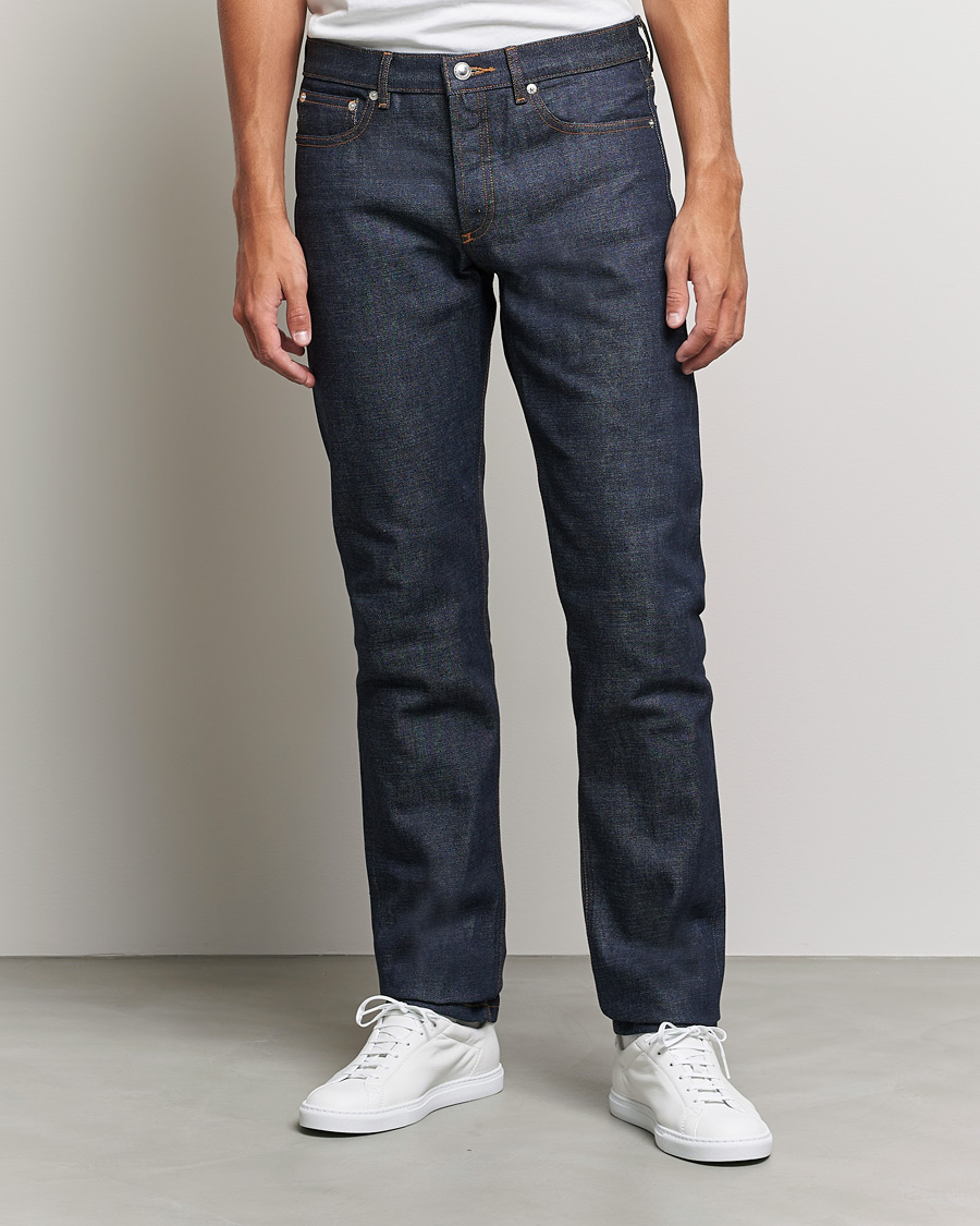 Heren | Jeans | A.P.C. | Petit Standard Jeans Dark Indigo