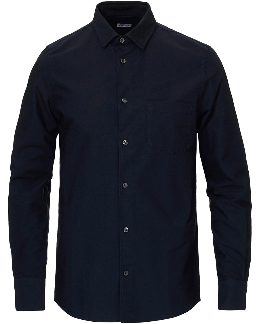 Heren | Overhemden | Filippa K | Tim Oxford Shirt Dark Navy
