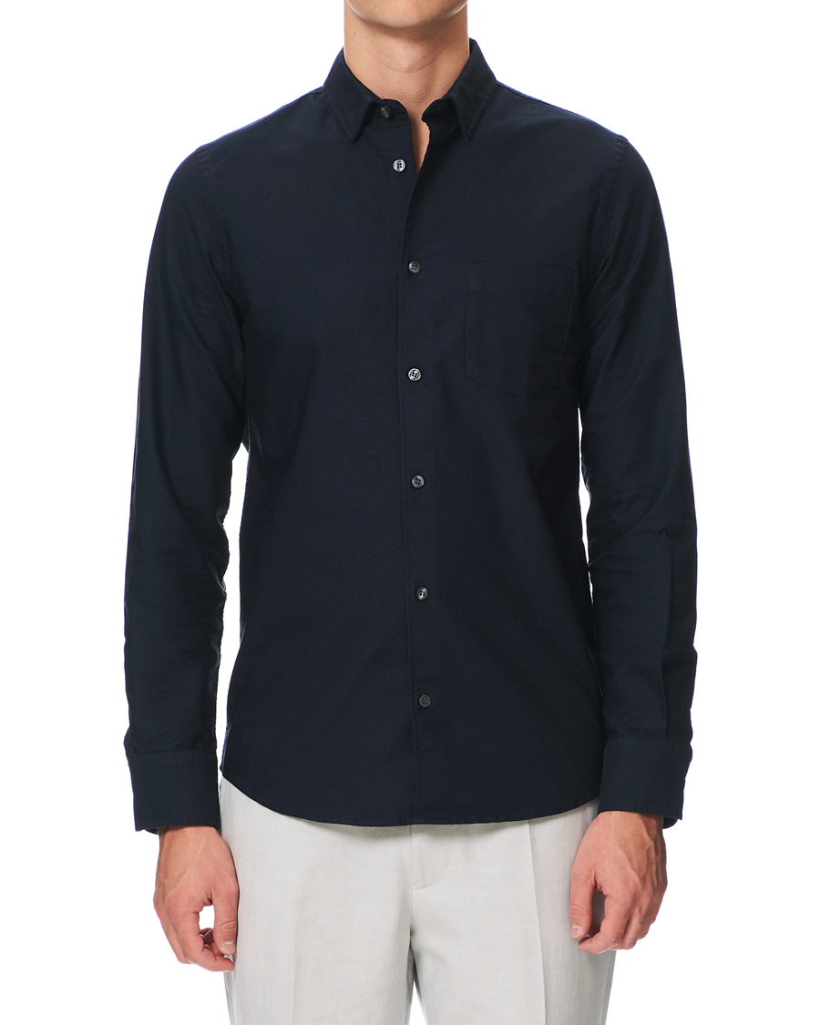 Heren | Overhemden | Filippa K | Tim Oxford Shirt Dark Navy