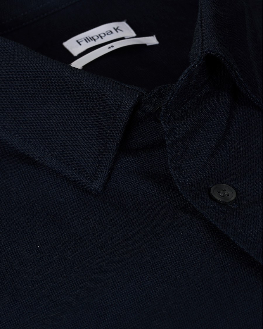 Heren | Overhemden | Filippa K | Tim Oxford Shirt Dark Navy