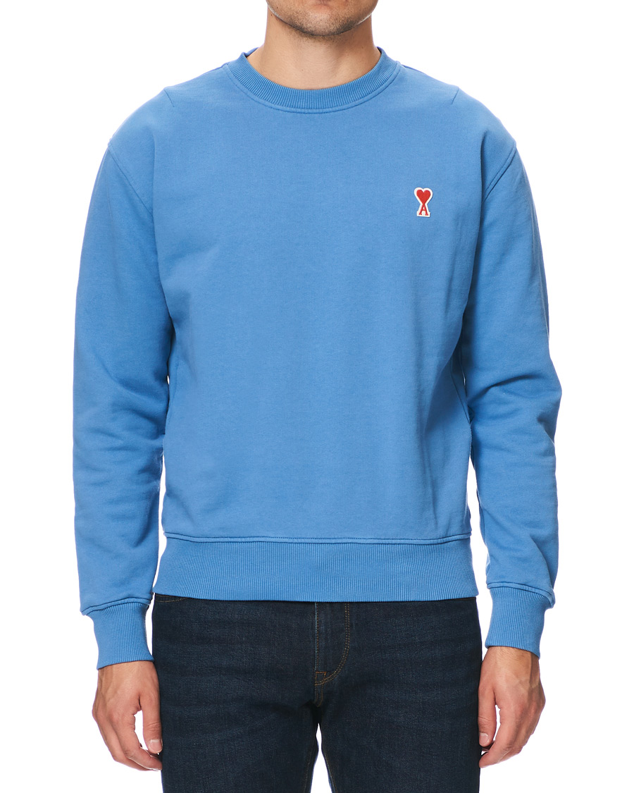 Heren | Truien | AMI | Heart Logo Sweatshirt Blue