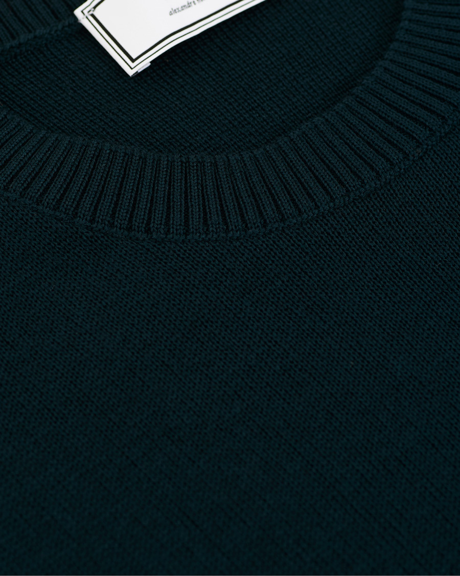 Heren | Truien | AMI | Heart Logo Merino Sweater Dark Green