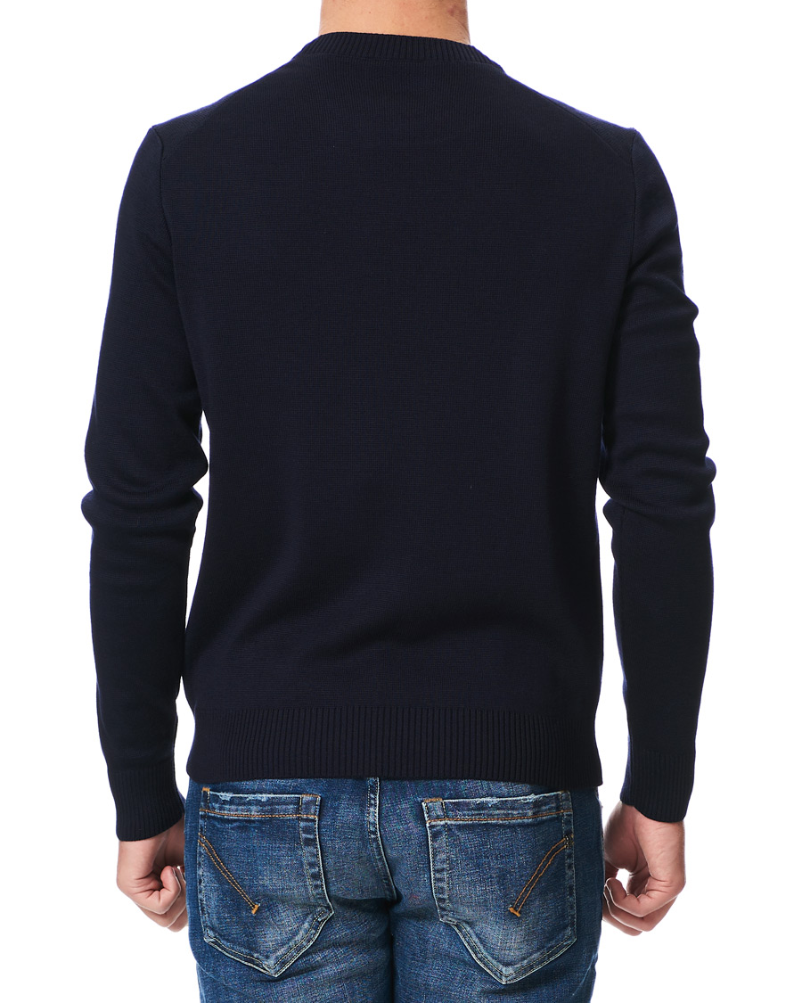 Heren | Truien | AMI | Heart Logo Merino Sweater Navy