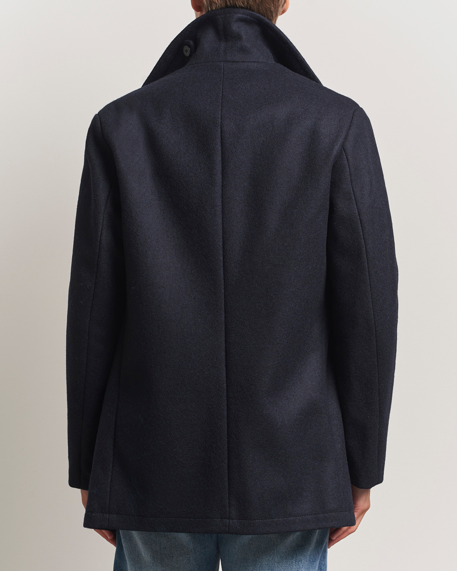 Heren | Jassen | Armor-lux | Kermor Wool Peacoat Navy 46