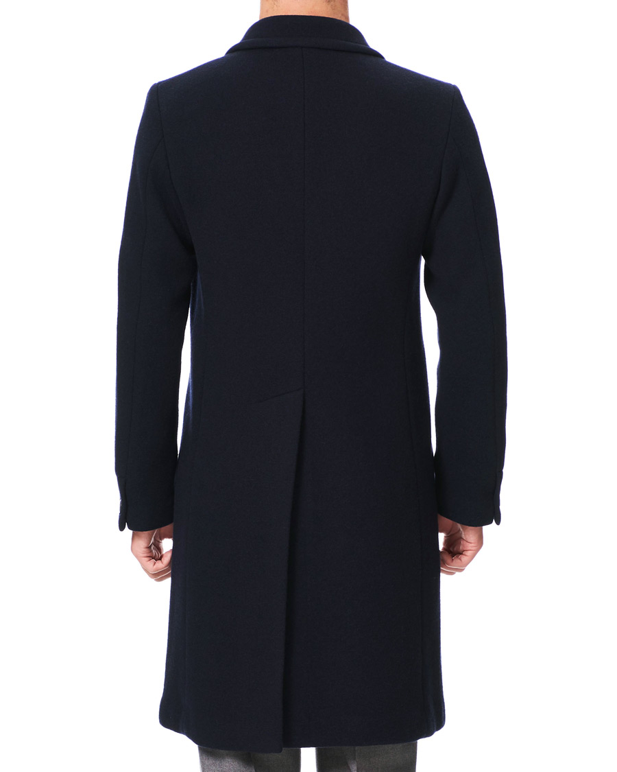 Heren | Jassen | Barena | Soft Double Breasted Wool Coat Navy