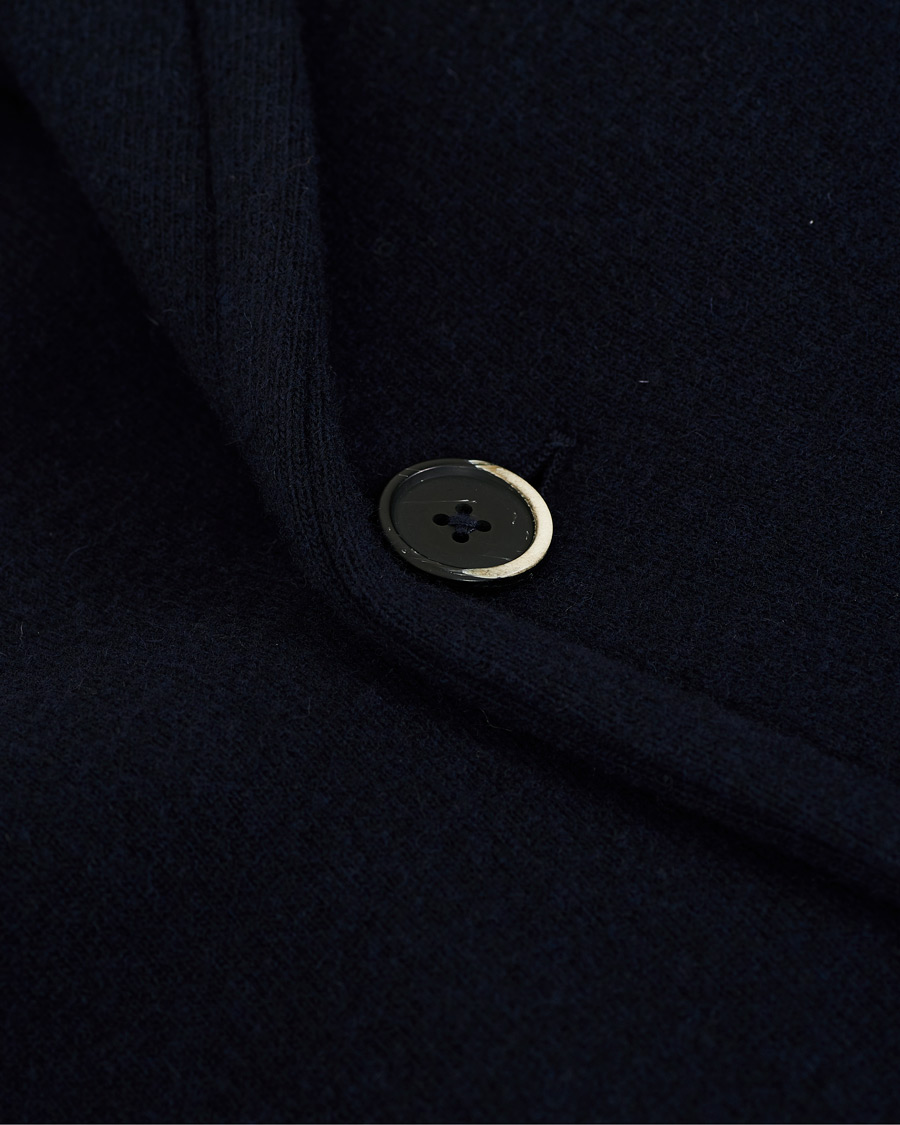 Heren | Jassen | Barena | Soft Double Breasted Wool Coat Navy