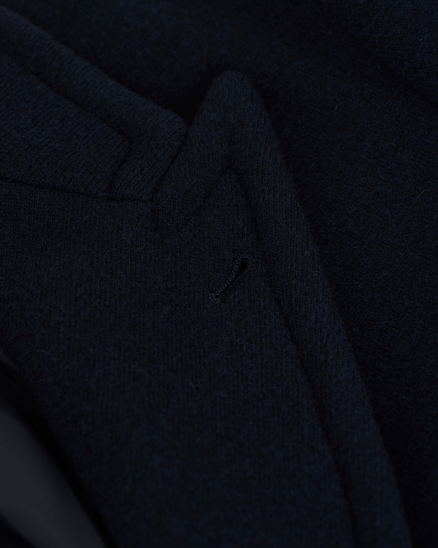 Heren | Jassen | Barena | Soft Double Breasted Wool Coat Navy