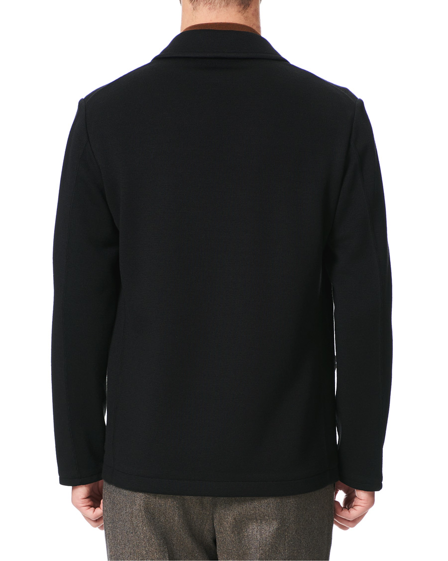 Heren | Blazers | Camoshita | Knitted Cardigan Blazer Navy