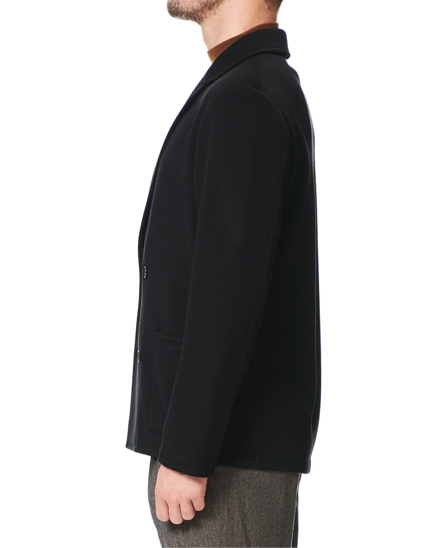 Heren | Blazers | Camoshita | Knitted Cardigan Blazer Navy
