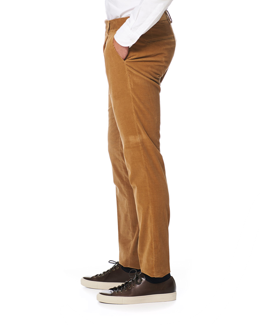 Heren | Broeken | Etro | Pleated Corduroy Trousers Khaki