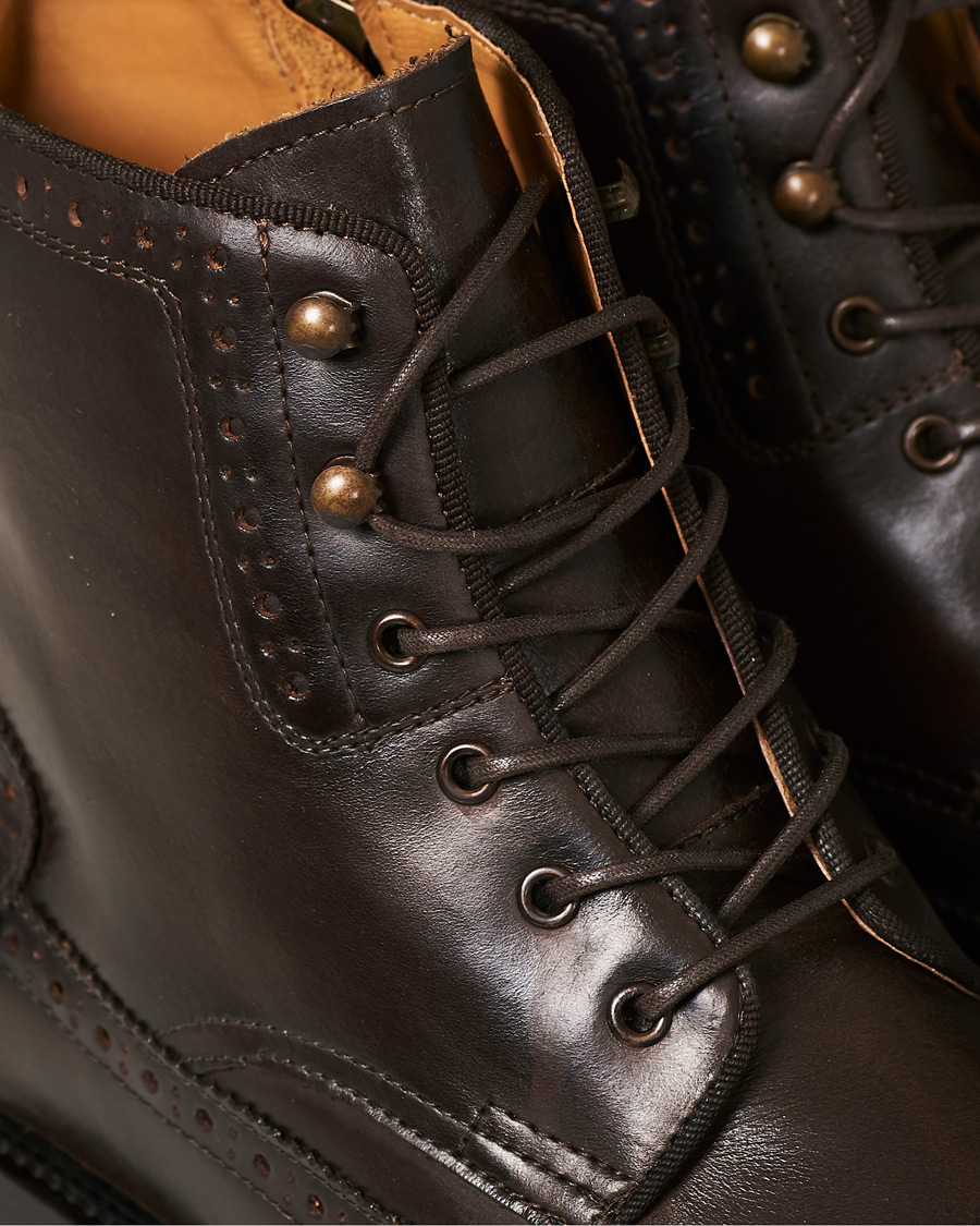 Heren | GANT Flairville Zip High Lace Boot Dark Brown Calf | GANT | Flairville Zip High Lace Boot Dark Brown Calf