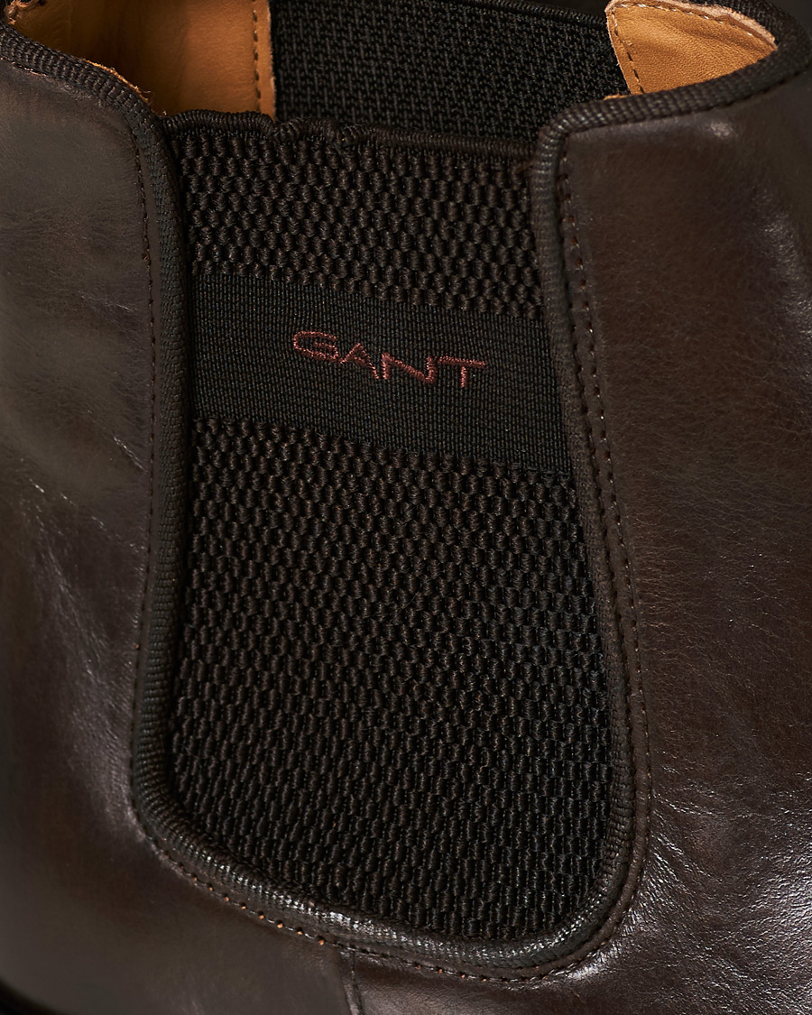 Heren | GANT Flairville Chelsea Boot Dark Brown Calf 40 | GANT | Flairville Chelsea Boot Dark Brown Calf 40