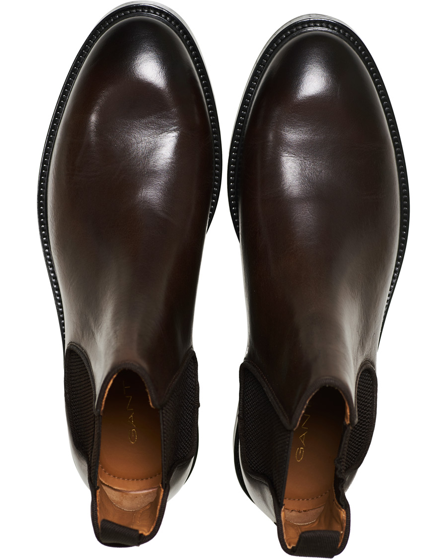 Heren | GANT Flairville Chelsea Boot Dark Brown Calf 40 | GANT | Flairville Chelsea Boot Dark Brown Calf 40