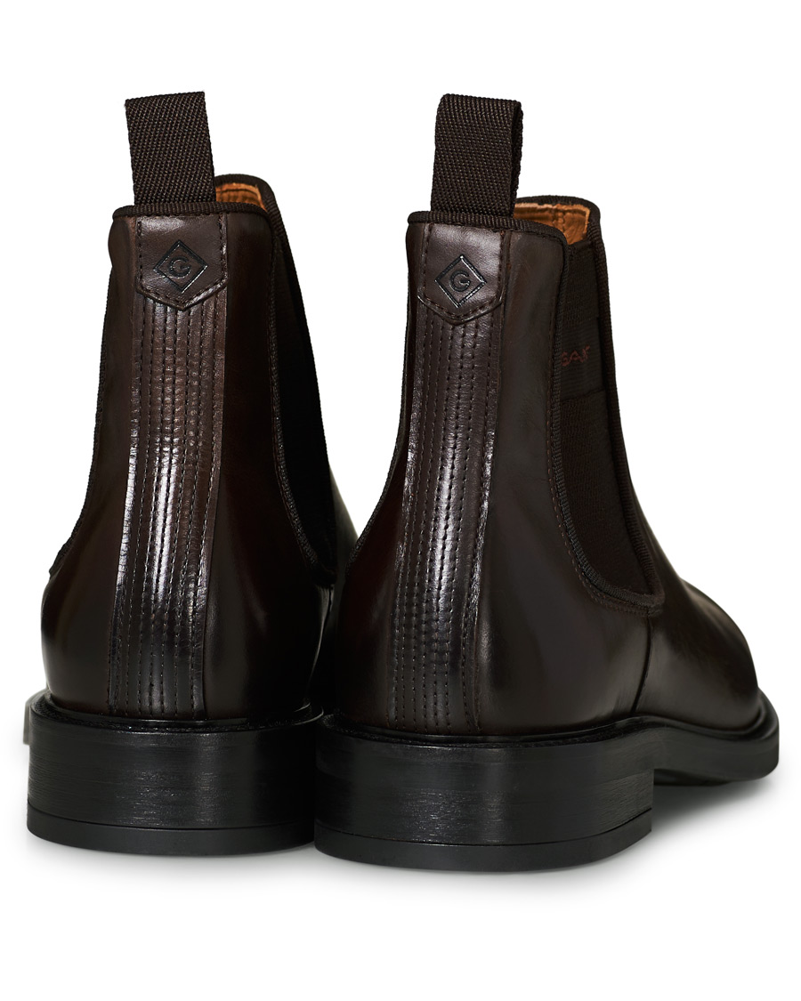 Heren | GANT Flairville Chelsea Boot Dark Brown Calf 40 | GANT | Flairville Chelsea Boot Dark Brown Calf 40