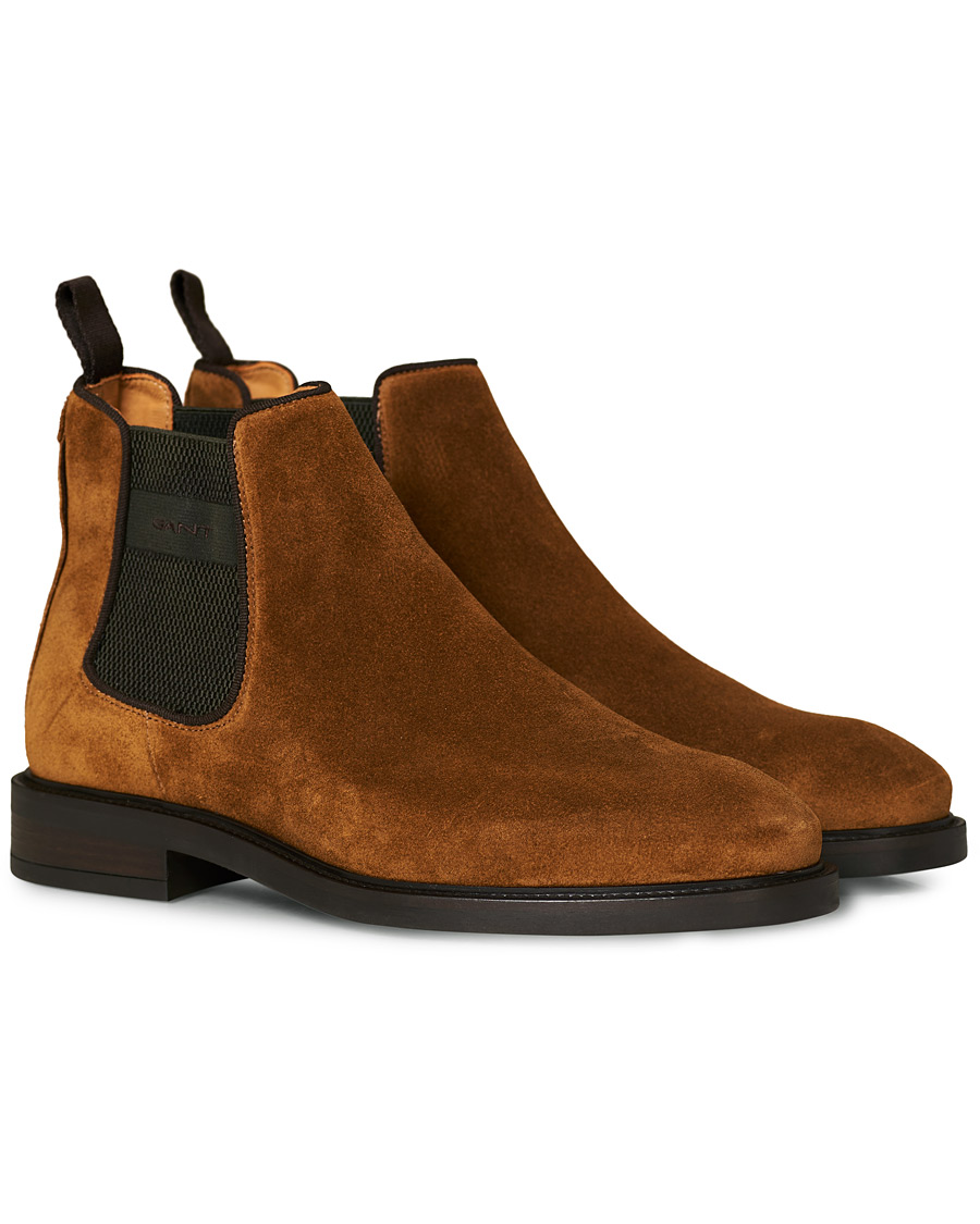 Heren | GANT Flairville Chelsea Boot Tobacco Brown Suede | GANT | Flairville Chelsea Boot Tobacco Brown Suede