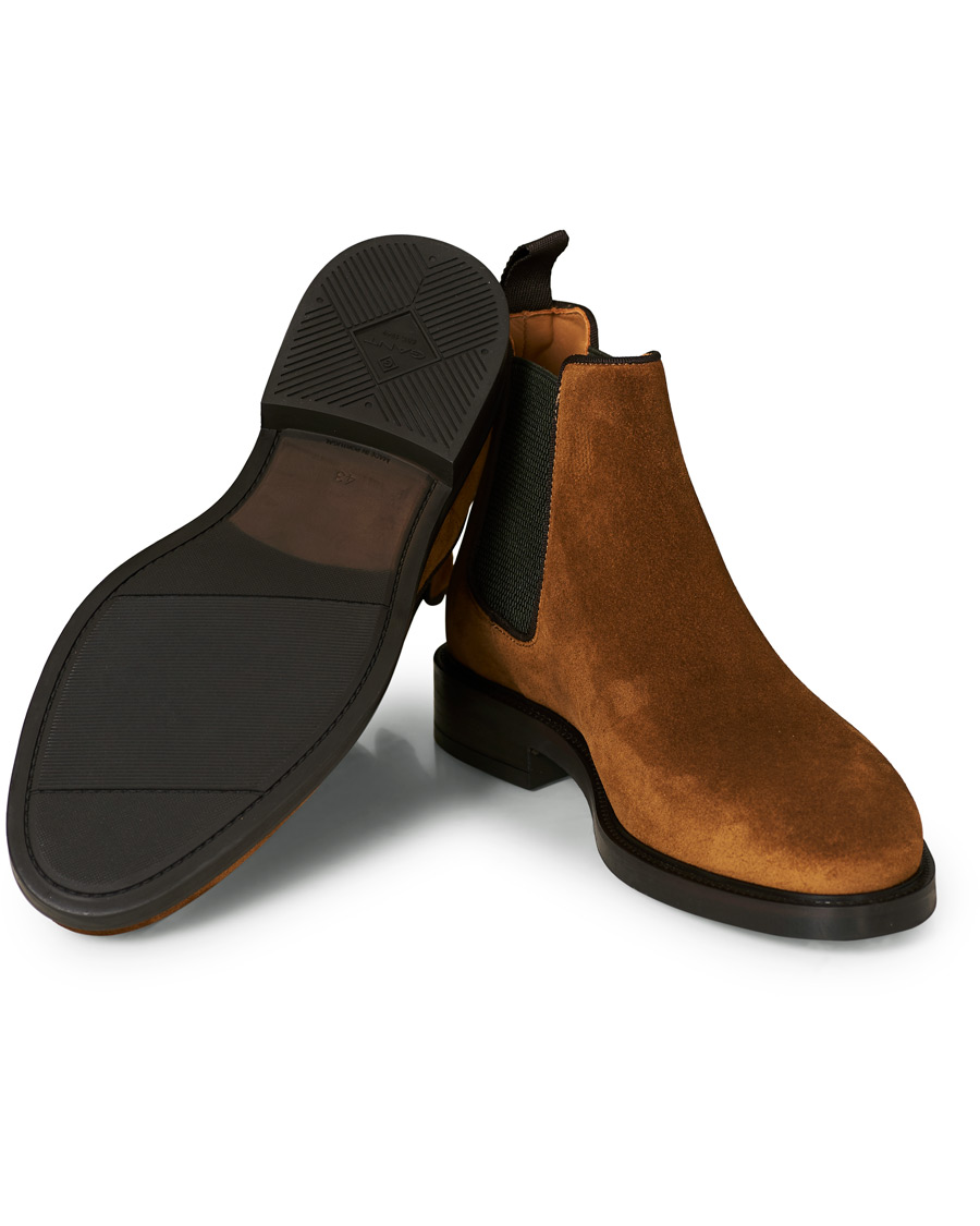 Heren | GANT Flairville Chelsea Boot Tobacco Brown Suede | GANT | Flairville Chelsea Boot Tobacco Brown Suede