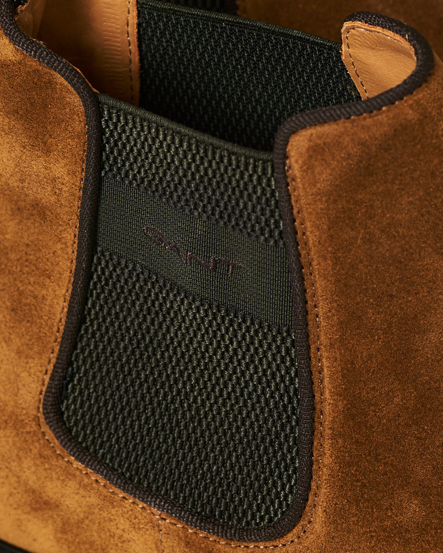 Heren | GANT Flairville Chelsea Boot Tobacco Brown Suede | GANT | Flairville Chelsea Boot Tobacco Brown Suede