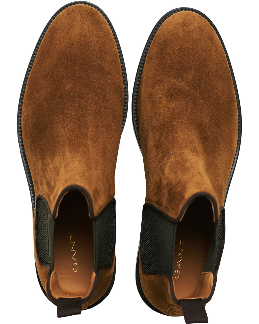 Heren | GANT Flairville Chelsea Boot Tobacco Brown Suede | GANT | Flairville Chelsea Boot Tobacco Brown Suede