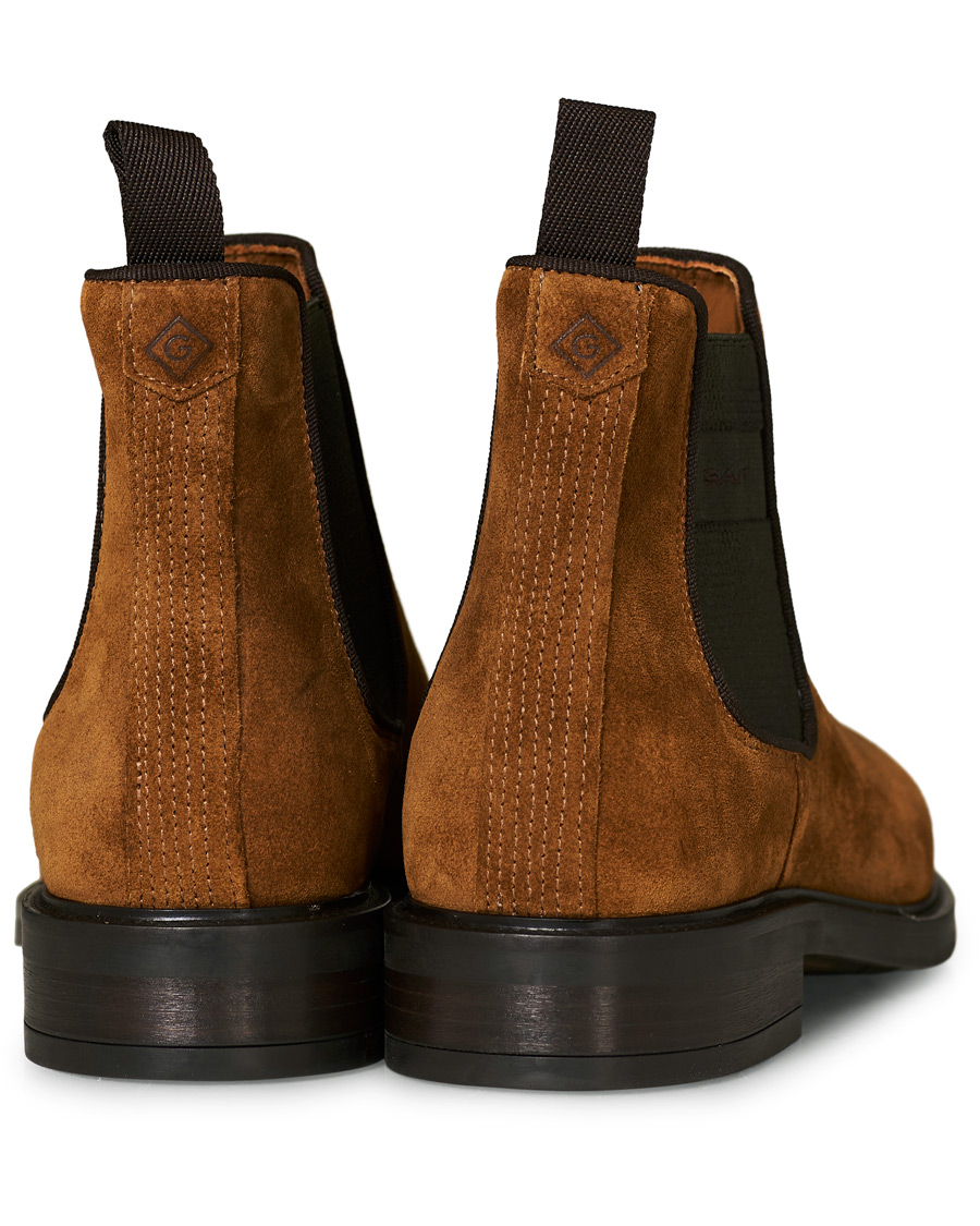 Heren | GANT Flairville Chelsea Boot Tobacco Brown Suede | GANT | Flairville Chelsea Boot Tobacco Brown Suede