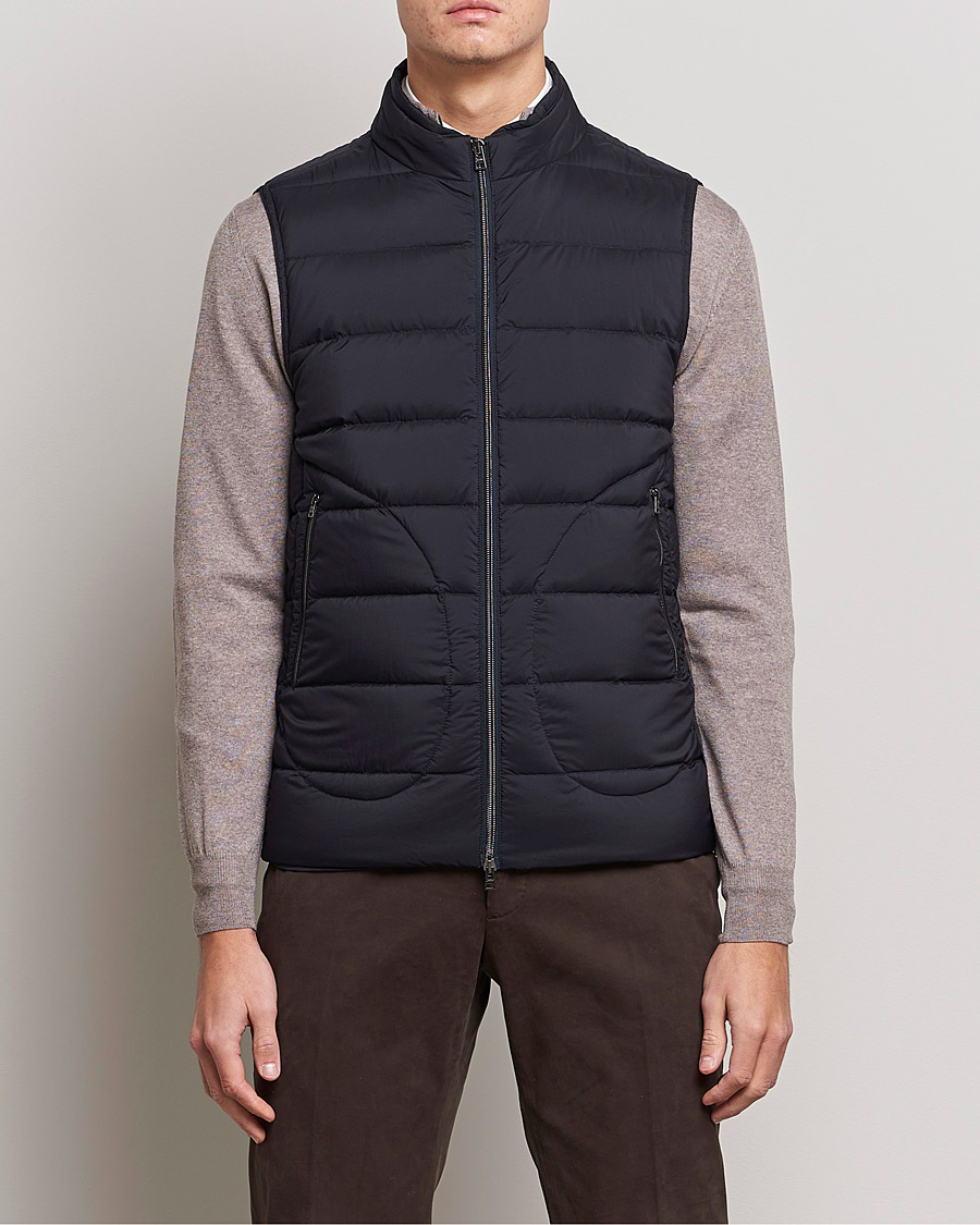 Heren | Jassen | Herno | Nuage Down Vest Navy