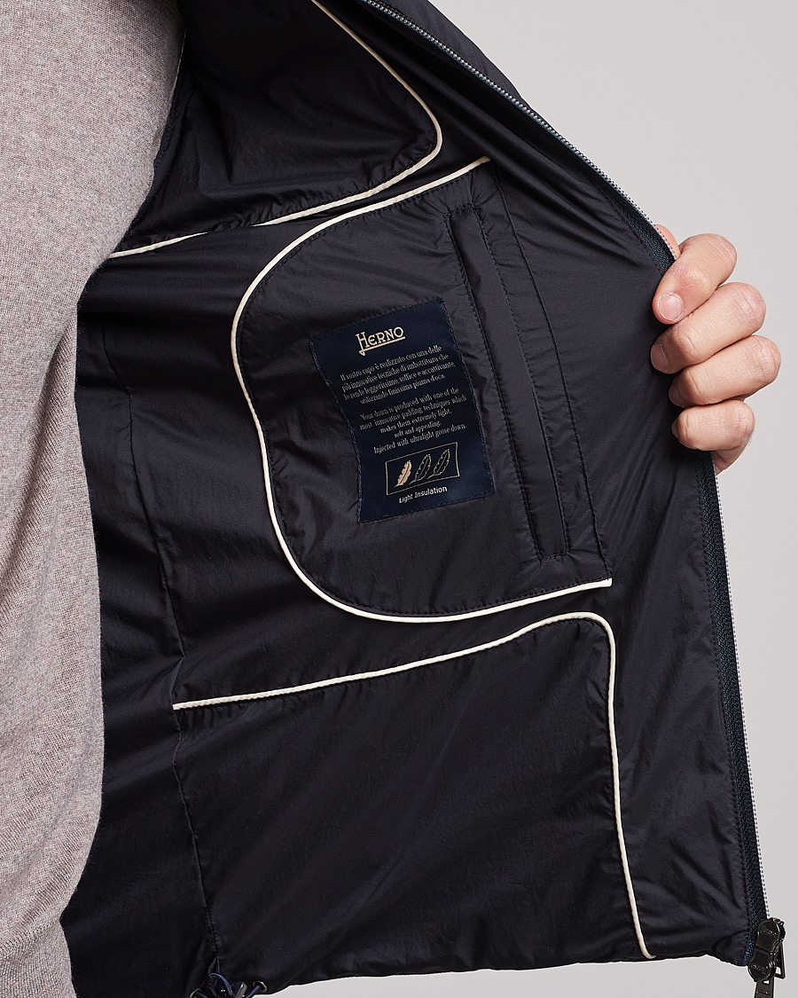 Heren | Jassen | Herno | Nuage Down Vest Navy