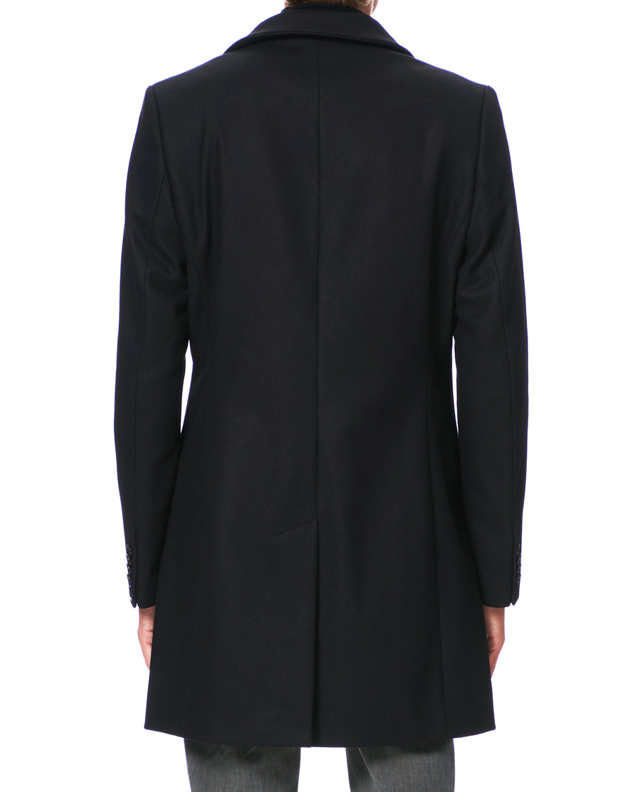 Heren | Jassen | J.Lindeberg | Holger Compact Melton Coat Black