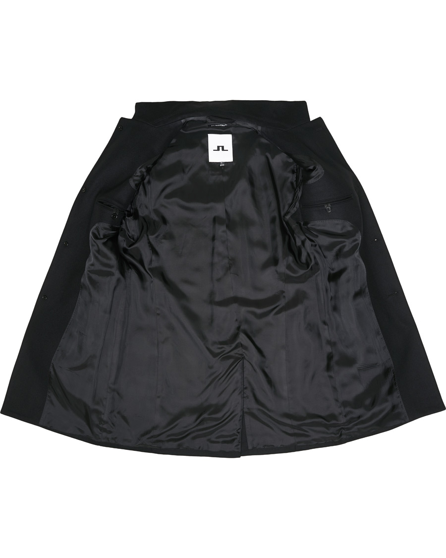 Heren | Jassen | J.Lindeberg | Holger Compact Melton Coat Black