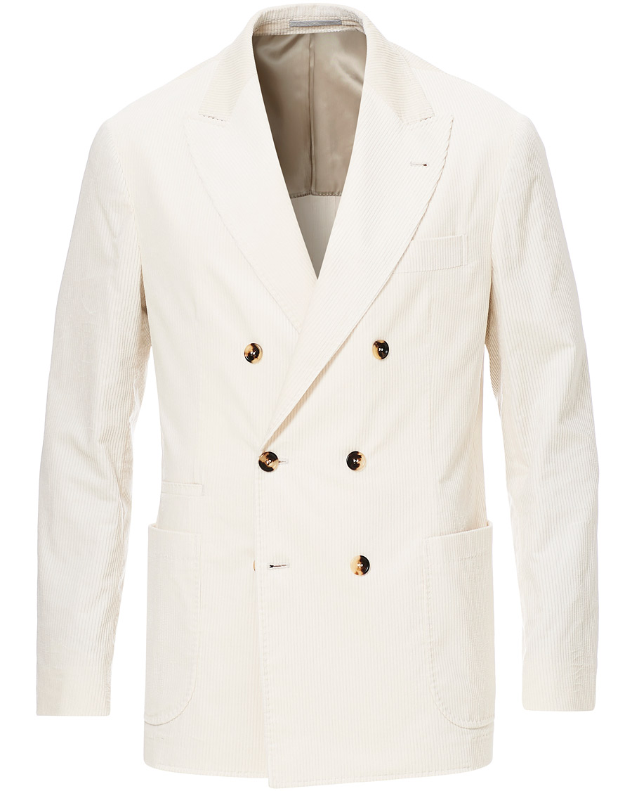 Heren | Blazers | Brunello Cucinelli | Sea Island Cotton Corduroy Blazer Winter White