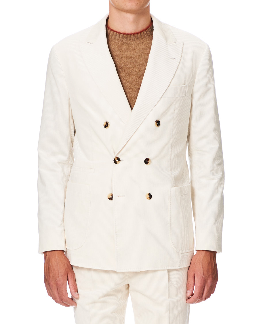 Heren | Blazers | Brunello Cucinelli | Sea Island Cotton Corduroy Blazer Winter White