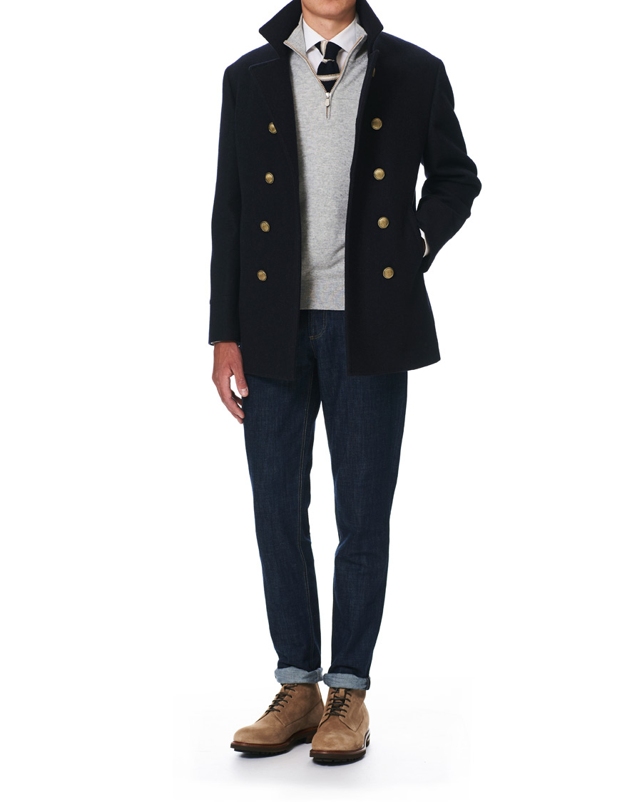 Heren | Brunello Cucinelli Plain Toe Leather Boot Sand Suede | Brunello Cucinelli | Plain Toe Leather Boot Sand Suede