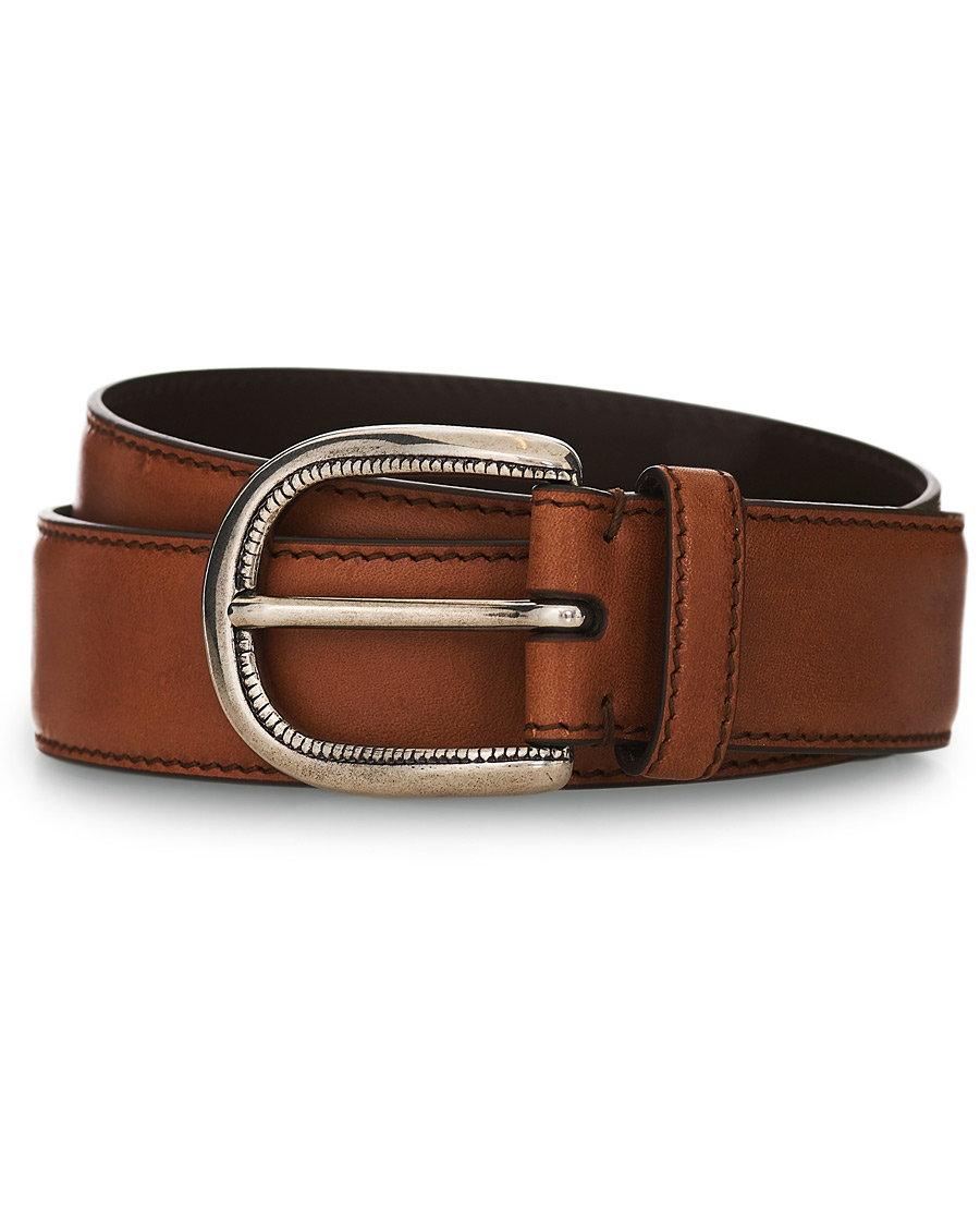 Heren | Brunello Cucinelli Plain Belt Brown Calf | Brunello Cucinelli | Plain Belt Brown Calf