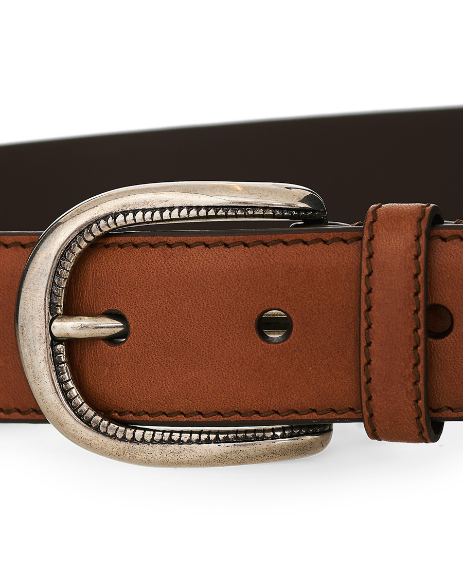 Heren | Brunello Cucinelli Plain Belt Brown Calf | Brunello Cucinelli | Plain Belt Brown Calf