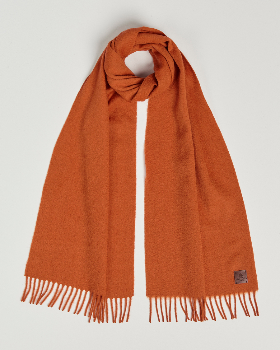 Heren | Amanda Christensen Wool Scarf Orange | Amanda Christensen | Wool Scarf Orange