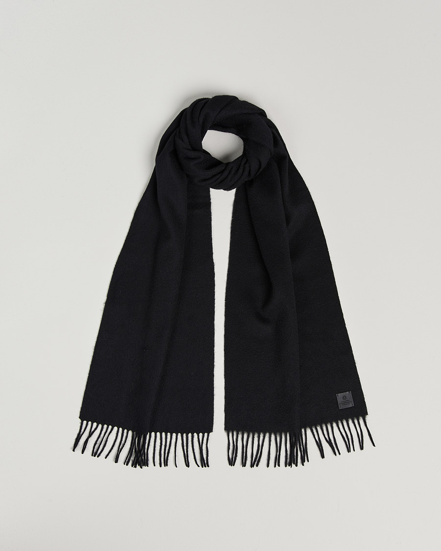 Heren | Amanda Christensen Merino Wool Scarf Black | Amanda Christensen | Merino Wool Scarf Black