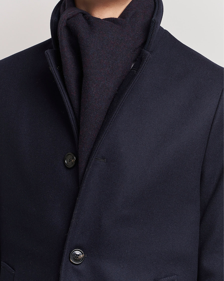 Heren | Amanda Christensen Merino Wool Scarf Navy Melange | Amanda Christensen | Merino Wool Scarf Navy Melange