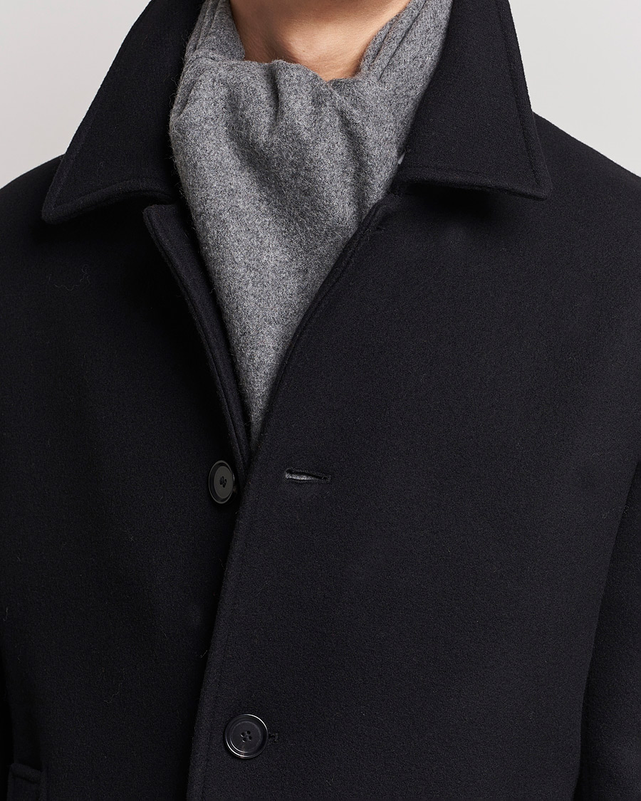 Heren | Amanda Christensen Wool Scarf Grey Melange | Amanda Christensen | Wool Scarf Grey Melange