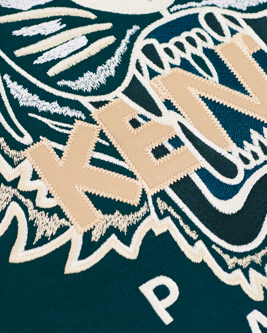 Heren | Truien | KENZO | Icon Tiger Crew Neck Sweatshirt Green