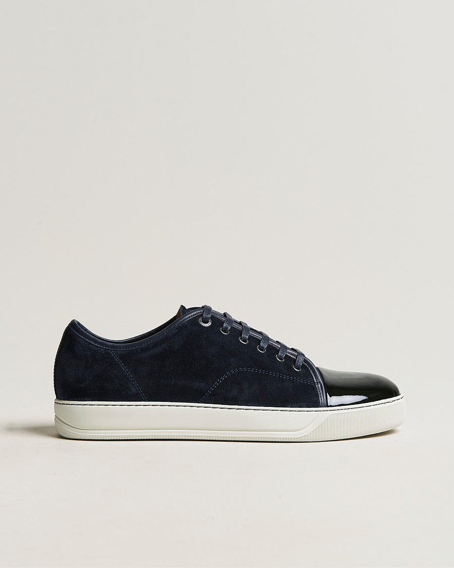 Heren | Lanvin DBB1 Patent Cap Toe Sneaker Navy UK8 - EU42 | Lanvin | DBB1 Patent Cap Toe Sneaker Navy UK8 - EU42