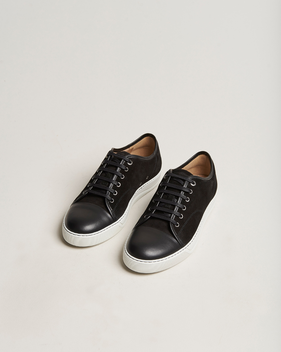 Heren | Schoenen | Lanvin | Nappa Cap Toe Sneaker Black