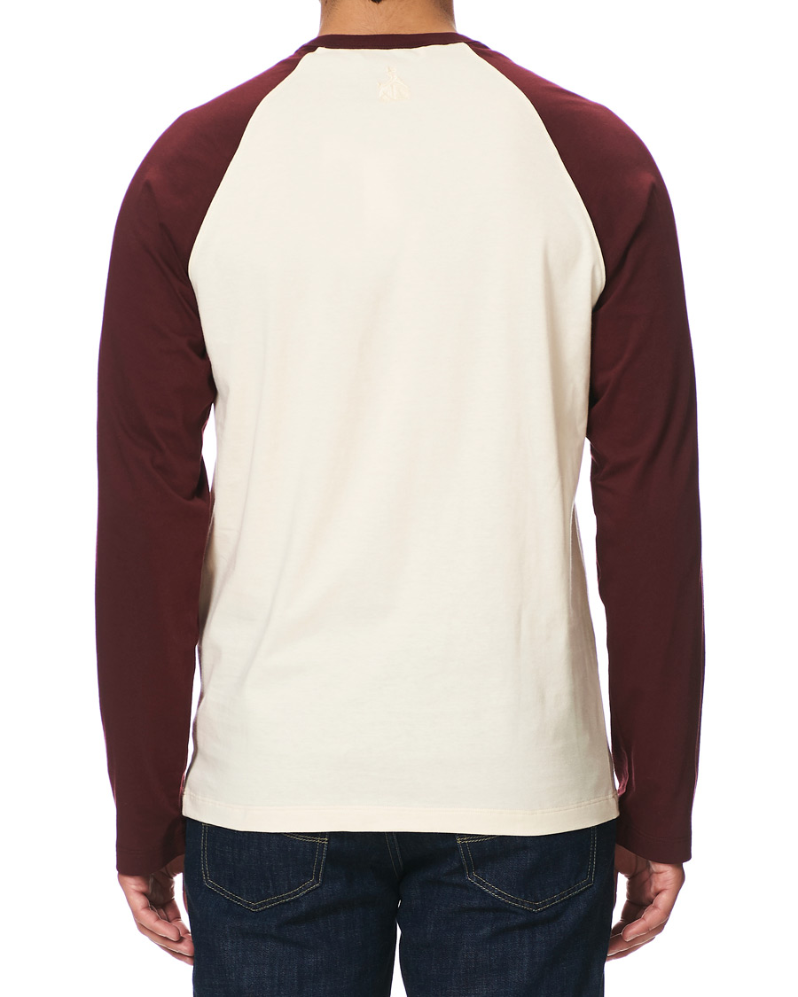 Heren | T-shirts | Lanvin | Long Sleeve Logo Tee Garnet