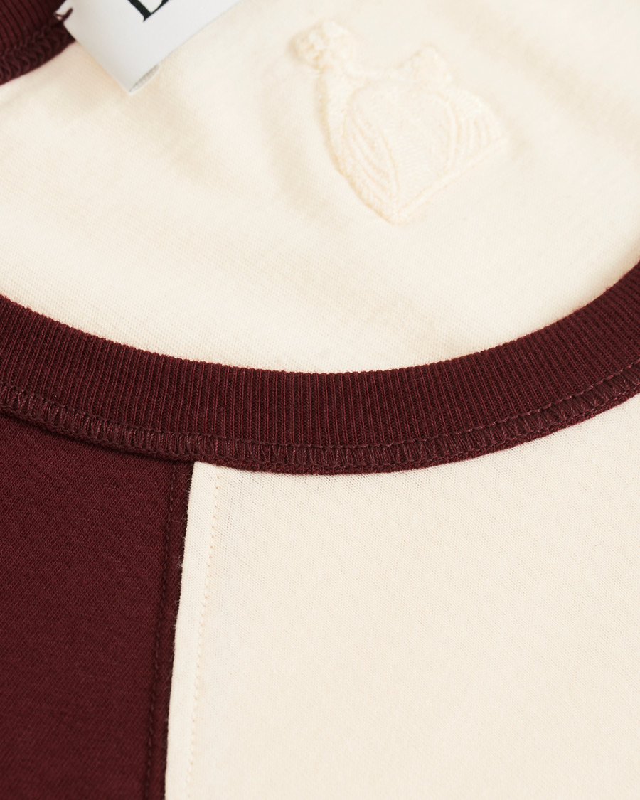 Heren | T-shirts | Lanvin | Long Sleeve Logo Tee Garnet